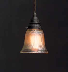 Es Glass Bell Shade Pendant Vintage Industries