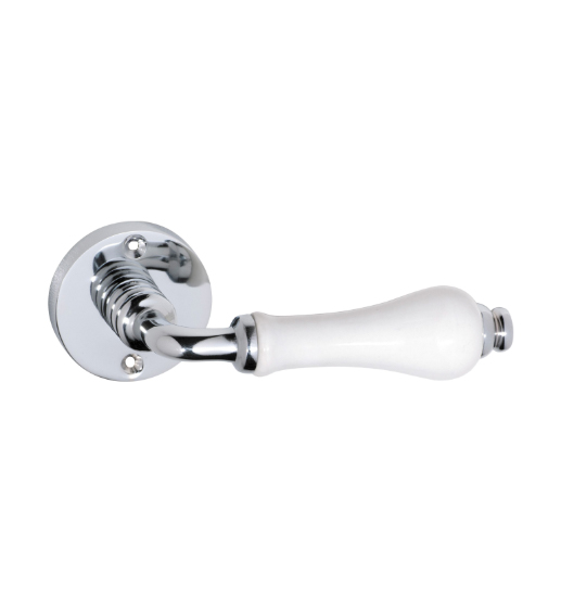 Exeter Door Lever - Round Rose