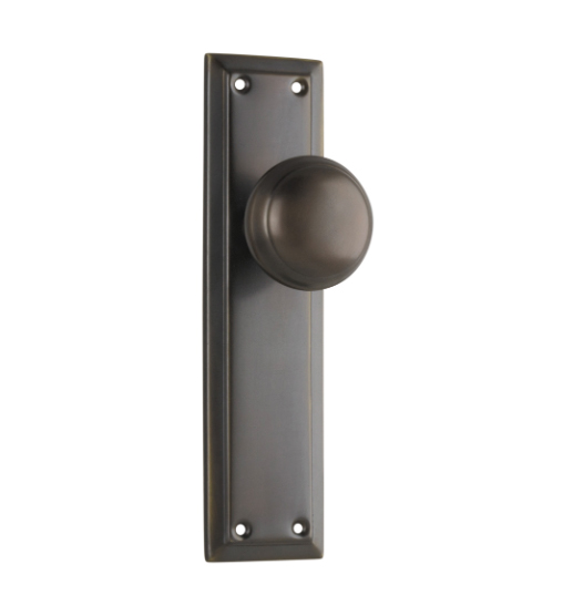 Richmond Door Knob - Long Backplate