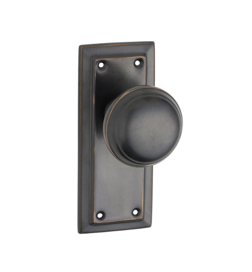 Richmond Door Knob - Short Backplate