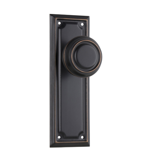 Nouveau Door Knob - Long Backplate