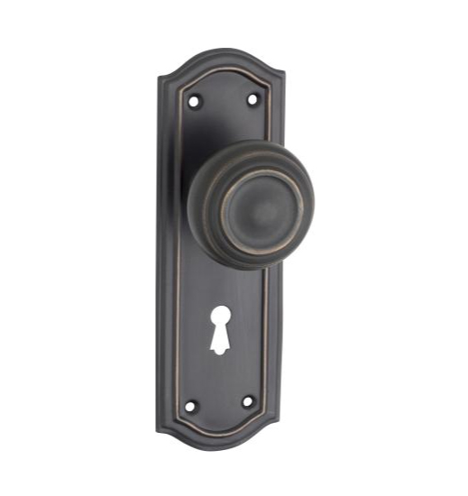 Kensington Door Knob - Long Backplate