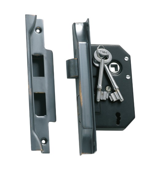 Rebated 3 Lever Mortice Lock - Backset 44mm