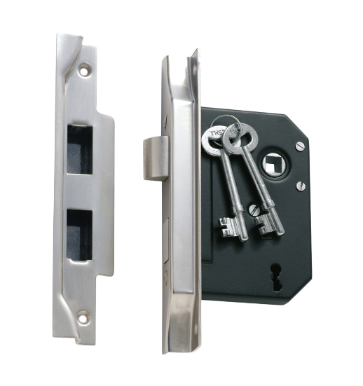 Rebated 3 Lever Mortice Lock - Backset 57mm