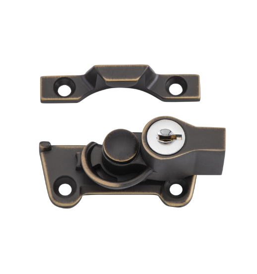 Wide Base Key Operated Locking Sash Fastener