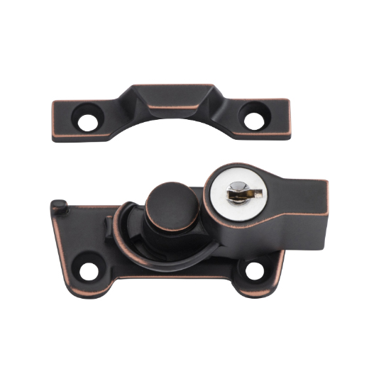 Wide Base Key Operated Locking Sash Fastener