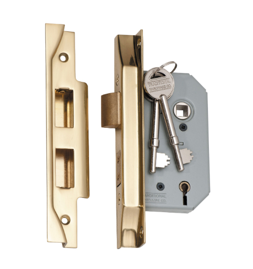 Rebated 5 Lever Mortice Lock - Backset 46mm