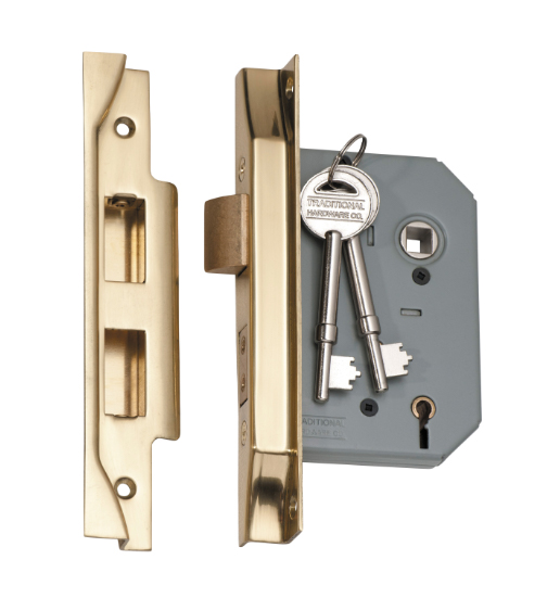 Rebated 5 Lever Mortice Lock - Backset 57mm