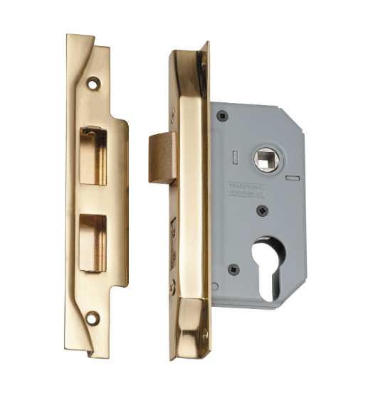 Rebated Euro Mortice Lock - Backset 46mm