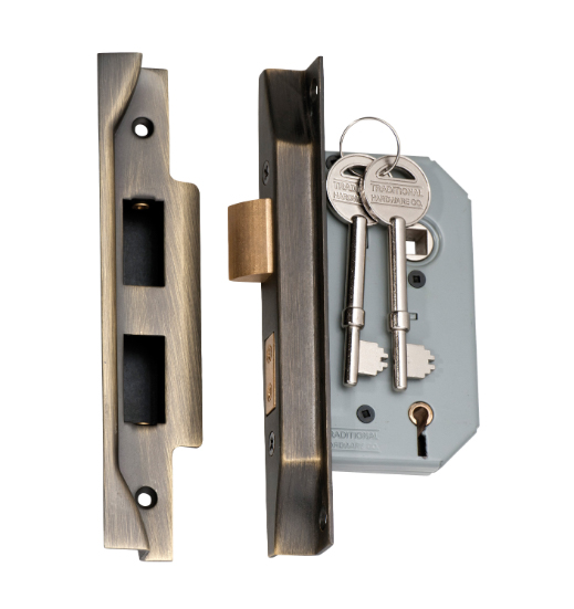 Rebated 5 Lever Mortice Lock - Backset 46mm