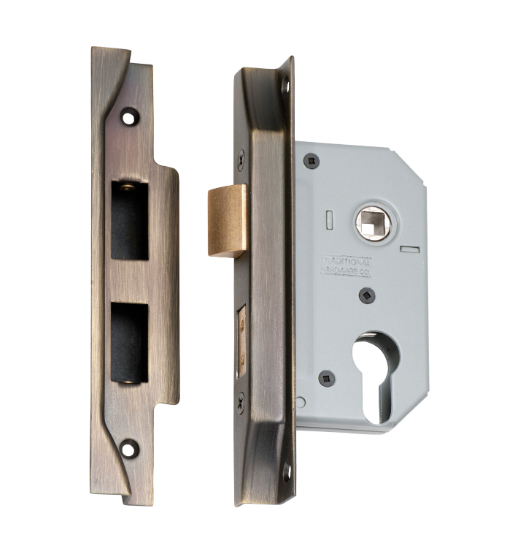 Rebated Euro Mortice Lock - Backset 46mm