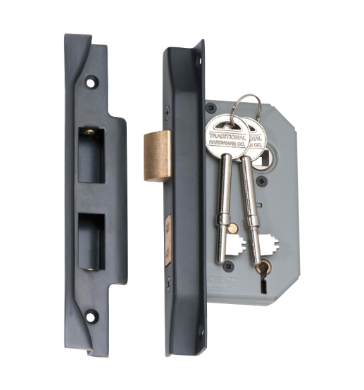 Rebated 5 Lever Mortice Lock - Backset 46mm