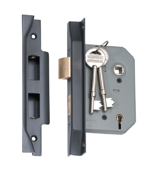 Rebated 5 Lever Mortice Lock - Backset 57mm