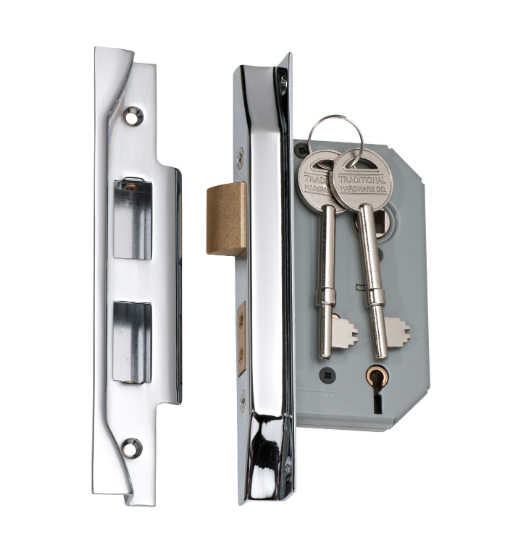 Rebated 5 Lever Mortice Lock - Backset 46mm