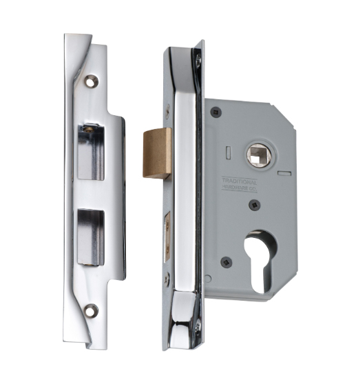 Rebated Euro Mortice Lock - Backset 46mm