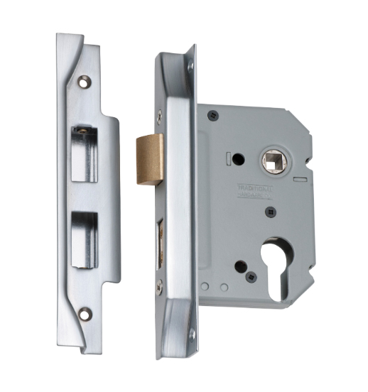 Rebated Euro Mortice Lock -  Backset 57mm