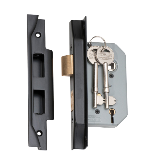 Rebated 5 Lever Mortice Lock - Backset 46mm