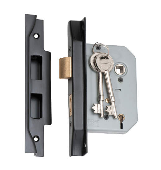 Rebated 5 Lever Mortice Lock - Backset 57mm