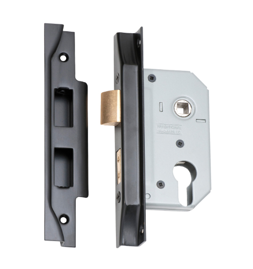 Rebated Euro Mortice Lock - Backset 46mm