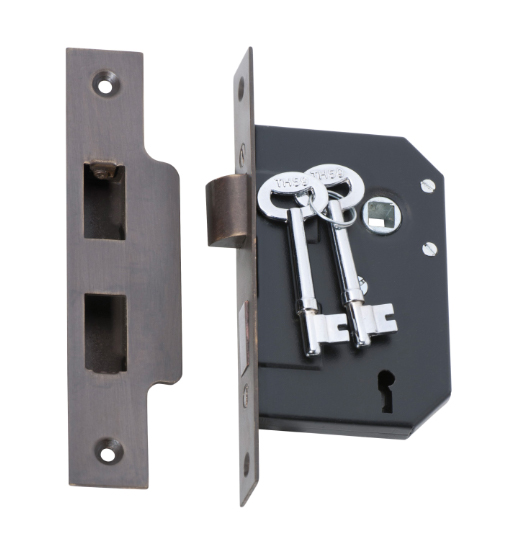 3 Lever Mortice Lock -  Backset 44mm