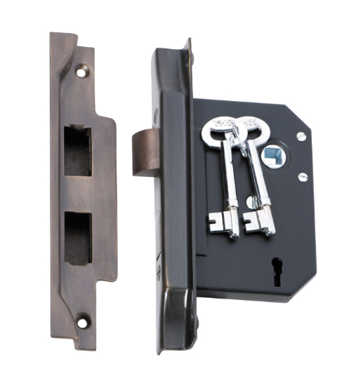 Rebated 3 Lever Mortice Lock - Backset 57mm