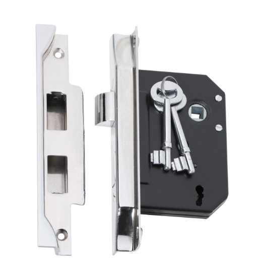 Rebated 3 Lever Mortice Lock - Backset 57mm