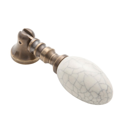 Porcelain Teardrop Handle