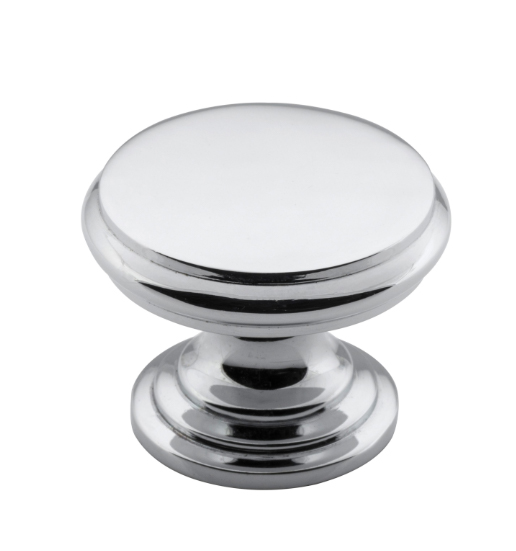 Flat Cupboard Knob - D32xP23mm