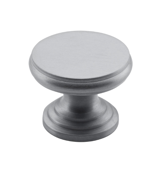 Flat Cupboard Knob - D32xP23mm