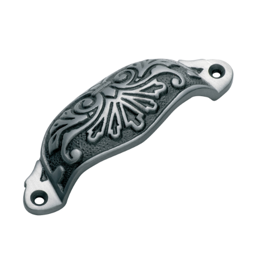 Ornate Cupped Drawer Pull