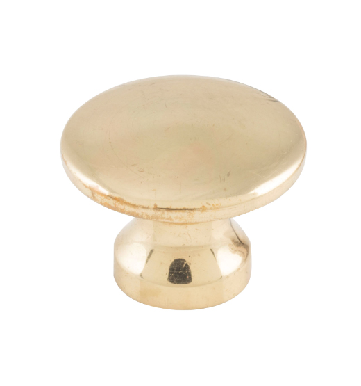 Curved Cupboard Knob - D16xP12mm