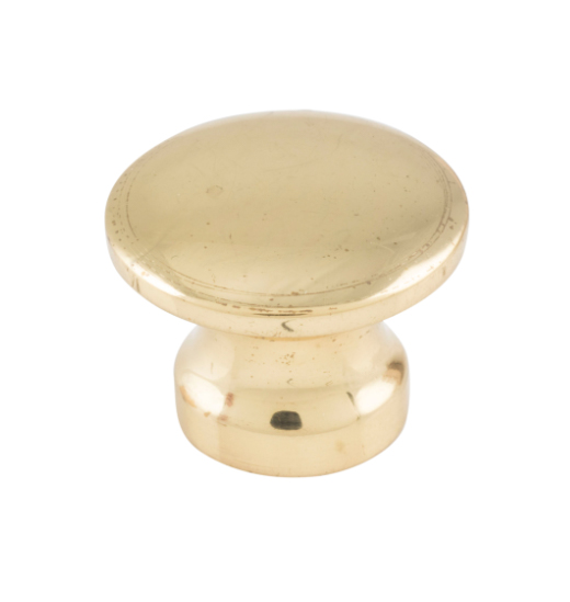 Curved Cupboard Knob - D19xP14mm