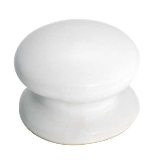 Round Porcelain Cupboard Knob - D32xP23mm