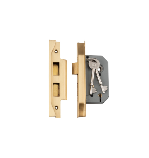 Rebated 5 Lever Mortice Lock - Backset 57mm