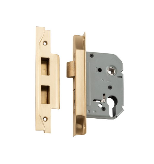 Rebated Euro Mortice Lock - Backset 57mm