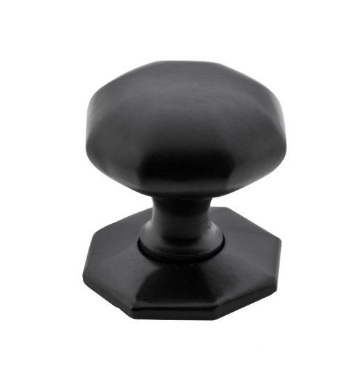 Octagonal Cupboard Knob - Iron D38xP41mm