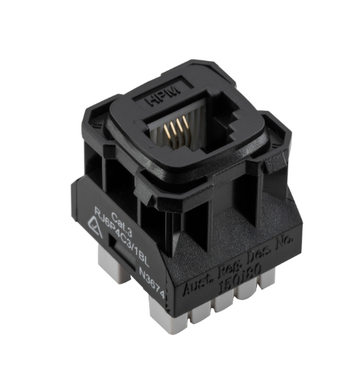 Phone Socket Mechanism Black