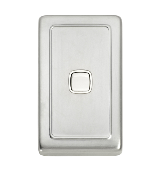 1 Gang Flat Plate Rocker Switches - W72mm