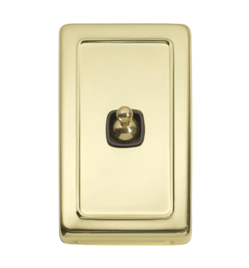 1 Gang Flat Plate Toggle Switches - W72mm