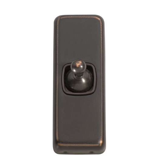 1 Gang Flat Plate Toggle Switches - W30mm