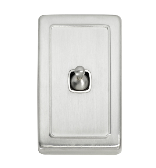 1 Gang Flat Plate Toggle Switches - W72mm