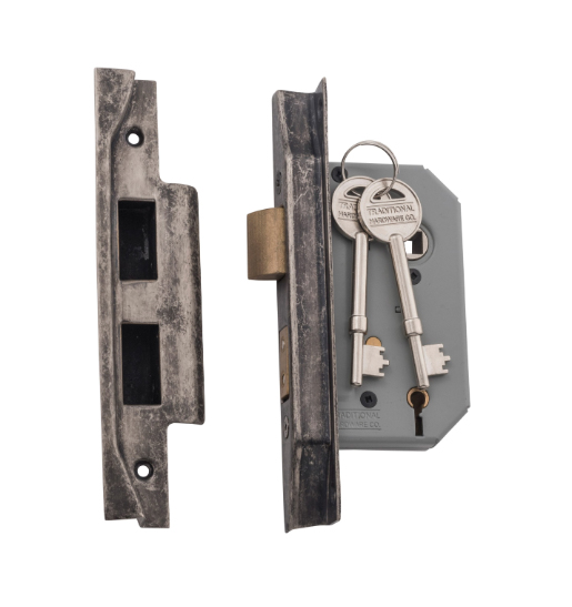 Rebated 5 Lever Mortice Lock - Backset 46mm