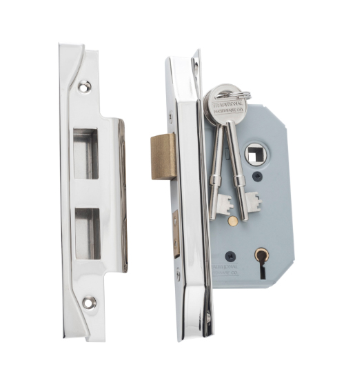 Rebated 5 Lever Mortice Lock - Backset 46mm