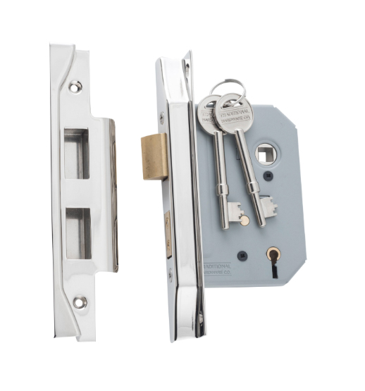 Rebated 5 Lever Mortice Lock - Backset 57mm