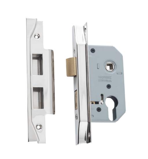 Rebated Euro Mortice Lock - Backset 46mm