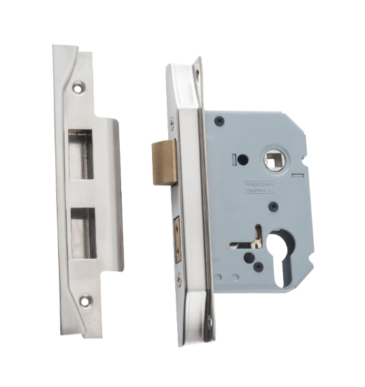 Rebated Euro Mortice Lock -  Backset 57mm