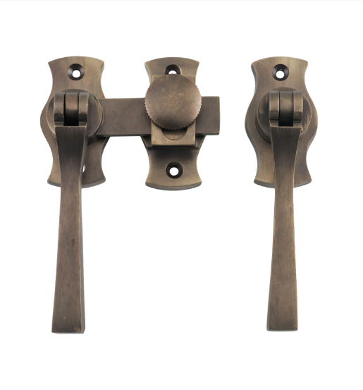 Square French Door Fastener