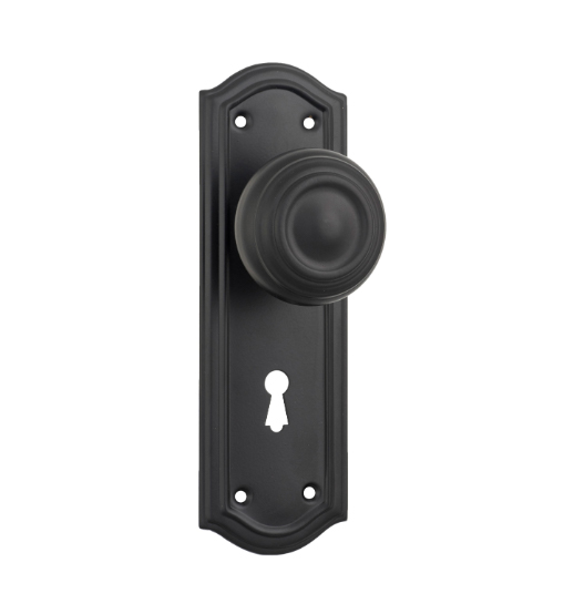 Kensington Door Knob - Long Backplate