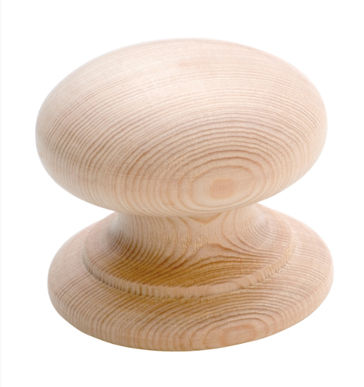 Timber Cupboard Knob - D54xP39mm