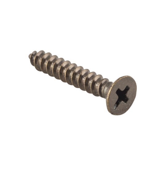 Hinge Screws - Solid Brass  L25mm 8 Gauge